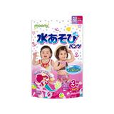 Moony游泳纸尿裤 女宝宝 BIG碼 3枚