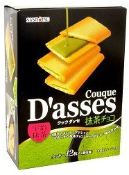 三立dasses抹茶巧克力曲奇下午茶零食餅乾12枚