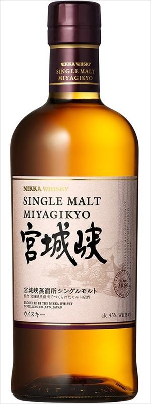 Nikka Whisky宮城峽 單一麥芽威士忌700ml ALC45%