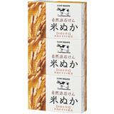 COW BRAND牛乳石鹸 自然派米糠香皂 100g×3個裝