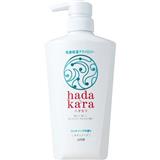 日本獅王hadakara沐浴露香皂香500ml