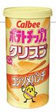 日本Calbee 鬆脆薯片清湯洋蔥味小筒裝 50g