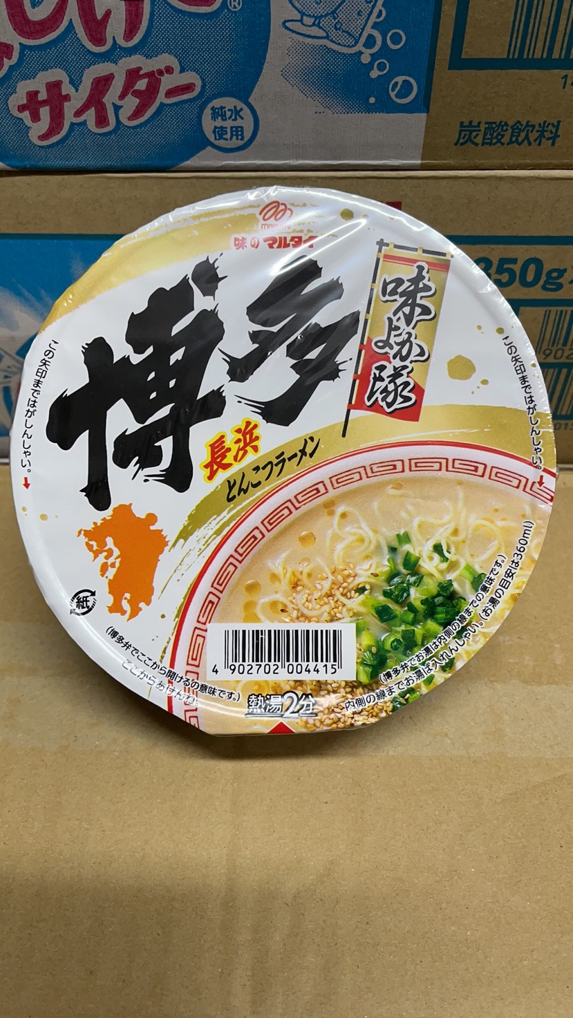 日本MARUTAI 博多長浜拉麵 即食碗麵